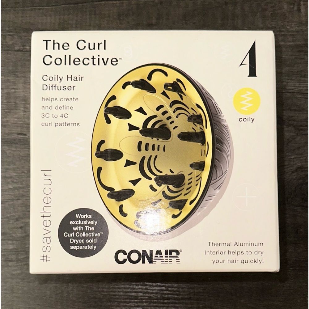 Conair Curl Collective Coily Hair Diffuser ((For The Curl Collective Dryer))‎